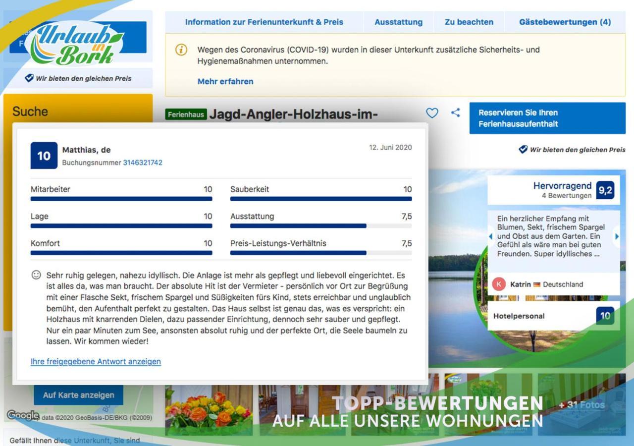 Jagd-Angler-Suite-04-Im-Wald-Am-See Kyritz Εξωτερικό φωτογραφία